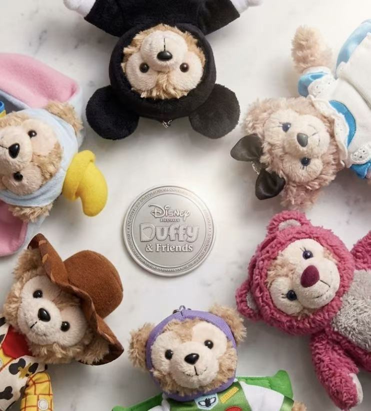 A selection of hard-to-find Duffy and Friends character styles